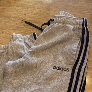 Two pair of sweatpants
1 adidas
1 Aeropostale 
Both size small